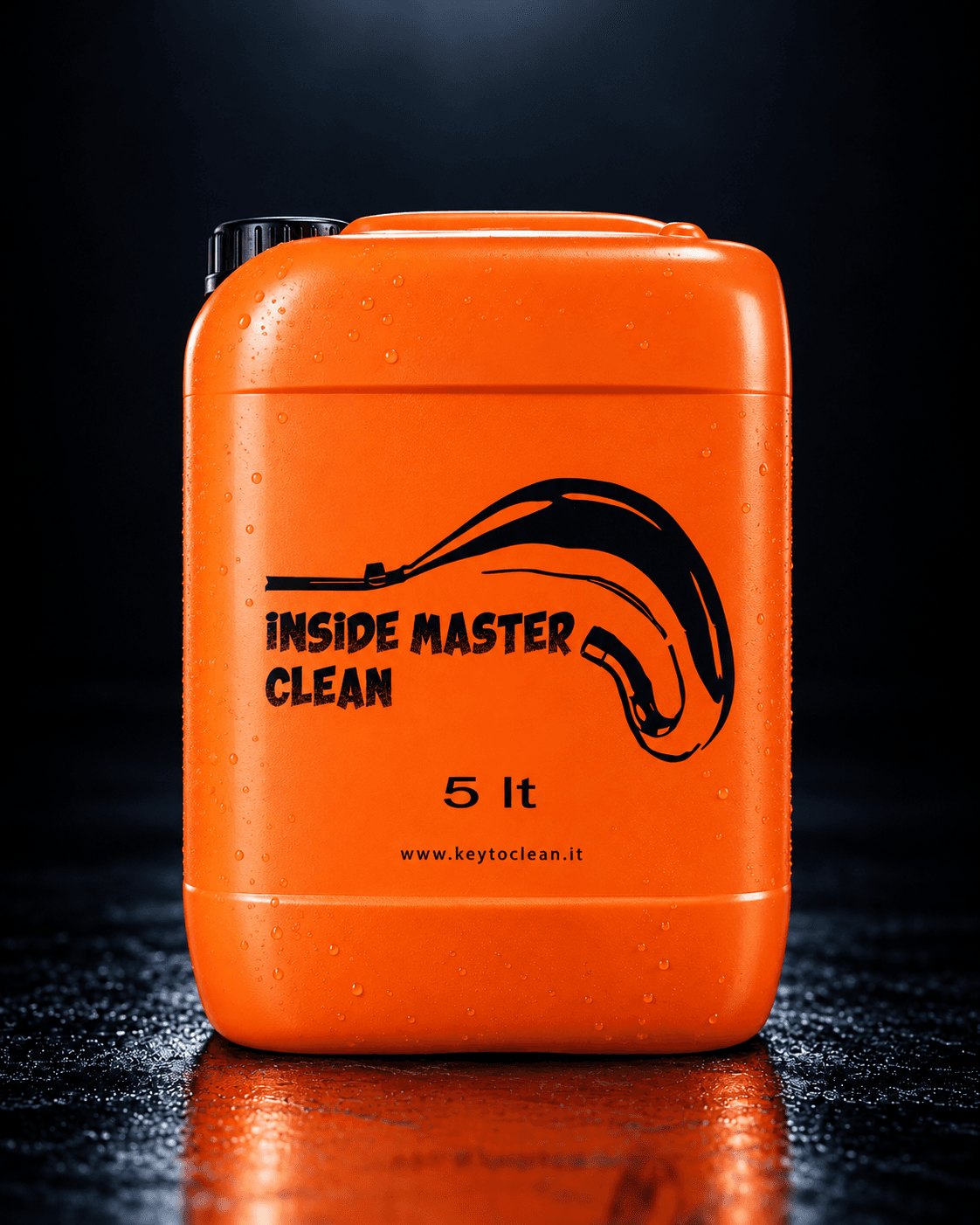Anteprima della tanica arancione da 5 litri di Inside Master Clean, non ancora disponibile